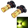 2 PCS H16 10W 1000 LM Car Fog Lights with 28 SMD-3030 LED Lamps, DC 12V(Gold Light)