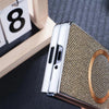 For Samsung Galaxy Z Fold6 Glitter Powder MagSafe Magnetic Fold Phone Case(White)