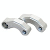 SF-YSZ-2 Mirror Code Motorcycle Modification Aluminum Alloy CNC Rearview Extension Bracket Set (Silver)