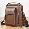 Universal Fashion Casual Men Shoulder Messenger Bag Handbag, Size: L (24cm x 20cm x 6cm)(Khaki)