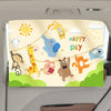 Suction Cup Car Sunshade Children Rear Side Window Insulation Sunscreen Cartoon Car Curtain, Style: Swing