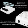 80W Manicure Vacuum Cleaner With Pull-Out Filter, Specification: US Plug (Silver)