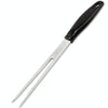 Outdoor Stainless Steel Barbecue Fork Food PP Handle Meat Spork(Black)