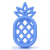 Pineapple Silicone Teether Babies Teething Pendant Nursing Soft Silicone Safe Toys for Soothe Teething Baby(Blue)