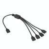 5V 3-Pin Aura RGB Motherboard Splitter Cable (Black) - Asus/MSI/ASRock