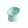 Elevated Tilted Cat Bowl - Blue - Anti-Overturn