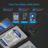 Blueendless US35 USB3.0 To SATA Adapter 2.5 / 3.5-Inch Hard Drive SSD Reader, Spec: USB3.0 EU Plug
