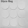 50pcs /Bag Strong Self-adhesive Leather Repair Sticker Sofa Car Seat Hole PU Leather Patch(White)
