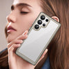 For Samsung Galaxy S25 Ultra 5G Colorful Series Acrylic Hybrid TPU Phone Case(Transparent Grey)