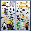 2 Sets SQ629 Halloween Electrostatic Window Stickers Party Decoration Glass Window Wall Double-Sided Stickers, Specification: Halloween Ghost