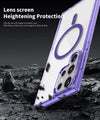 For Samsung Galaxy S25+ 5G Ice Color Magnetic Series TPU Hybrid Acrylic Magsafe Phone Case(Yuanfeng Blue)