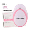 JPD-100S Mini Household Fetal Doppler Prenatal Pocket Baby Ultrasound Detector Angel Sound Heartbeat Pregnant Doppler Monitor(Pink)