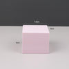 7 x 7 x 6cm Cuboid Geometric Cube Solid Color Photography Photo Background Table Shooting Foam Props (Pink)