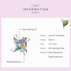 S925 Sterling Silver Colorful Little Windmill Beads DIY Bracelet Necklace Accessories