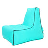 BB1082 Inflatable Sofa Inflatable Bed Outdoor Folding Portable Air Sofa Size: 70 x 65 x 60cm(Lake Green)