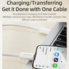 ROCK P8 Prime Series 1m USB-C / Type-C Fast Charging Data Cable, Interface:PD27W 8 Pin(White)