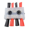 CP-4065 Double Row M8 Power Distribution Block Terminal Studs with Terminals(Black)