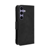 For Samsung Galaxy S24 FE 5G Skin Feel Calf Texture Card Slots Leather Phone Case(Black)