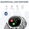 N58 IP67 1.28 inch Touch Color Screen Smart Watch(Stainless Steel Black)