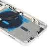 iPhone 12 Pro Back Cover Assembly White - Side Keys, Card Tray & Wireless Charging
