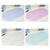 Waterdrop Bathroom Mat with Suction Cup Massage Foot Mat Bathtub Anti-slip Mat(Transparent White)