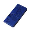 For Samsung Galaxy A26 5G Global 3D Butterfly Embossed Pattern Flip Leather Phone Case(Blue)