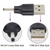 10 PCS 3.0 x 1.1mm Male to USB 2.0 Male DC Power Plug Connector