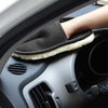 Car Styling Wool Soft Car Washing Gloves Cleaning Brush Motorcycle Washer Care Products(Black)