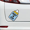 10 PCS There Is A Baby In The Car Stickers Warning Stickers Style: CT203 Baby W Girl Magnetic Stickers