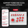 Y01 Bluetooth Wireless 2.4G Joystick Gamepad(White Red)