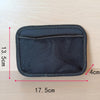 3 PCS Car Mobile Phone Storage Net Bag Universal Paste Car Chair Back Storage Bag, Colour: Black With Stripes