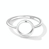S925 Sterling Silver Simple Ring Women Ring, Size:6
