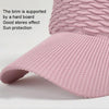 8010 Lady Empty Top Outdoor Sports Peaked Cap Students Sun Hat(Black)
