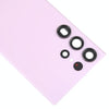 Samsung S23 Ultra Back Glass Cover with Lens Cover - Pink