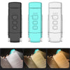 USB Charging Portable Detachable Reading Clip Light Rotatable Eye Protection Mini LED Lamp(White)