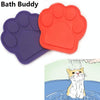 Silicone Suction Dog Bowl, Purple - Slow Feeder & Bath Time