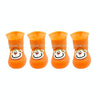 XL Orange Dog Rain Boots, Waterproof & Non-Slip Silicone, 9-15kg