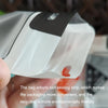 100PCS Headphone Data Cable Self-sealing Packaging Bag Pearl Zipper Bag(Orange)