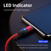 ENKAY 6-in-1 PD60W USB-A / Type-C to Type-C / 8 Pin / Micro USB Magnetic Fast Charging Cable, Cable Length:1m(Red)