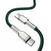 Baseus CATJK-D06 Cafule Series 100W Type-C / USB-C to Type-C / USB-C Metal Charging Data Cable, Length:2m(Dark Green)