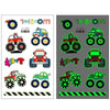 20 PCS Waterproof Children Luminous Cartoon Transport Car Tattoo Sticker(Ei-269)