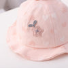 MZ9828 Star Grass Pattern Newborn Basin Hat Baby Cotton Hat Fisherman Hat, Size: Around 42cm(Yellow)
