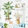 Wall Decoration Plant Stickers Living Room Sofa Background Decorative Wallpaper 30x90cm
