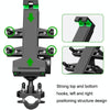 A02 Motorcycle Mobile Phone Navigation Bracket Car Riding Anti-shock Aluminum Alloy Rack(M10 Ball Header Installation Model)
