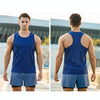 H-Shape Summer Men Sports Vest Casual Breathable Quick-drying Outdoor Running Vest, Size: S(Navy Blue)