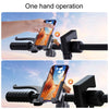 YYS-615 Motorcycle Bicycle Semi-Wrapped Riding Navigation Cell Phone Holder(Black+Orange)