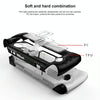 For ASUS Rog Ally Game Console PC+TPU Protective Case Cover With Bracket(White+Transparent)
