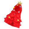 Christmas Dog Cloak, Red, L (5-7.5kg)