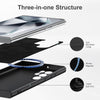 For Samsung Galaxy S25 Ultra 5G MagSafe Magnetic Liquid Silicone Phone Case(Black)