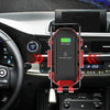 X343 15W Car Wireless Charger Smart Induction Suction Cup Phone Holder(Yellow)